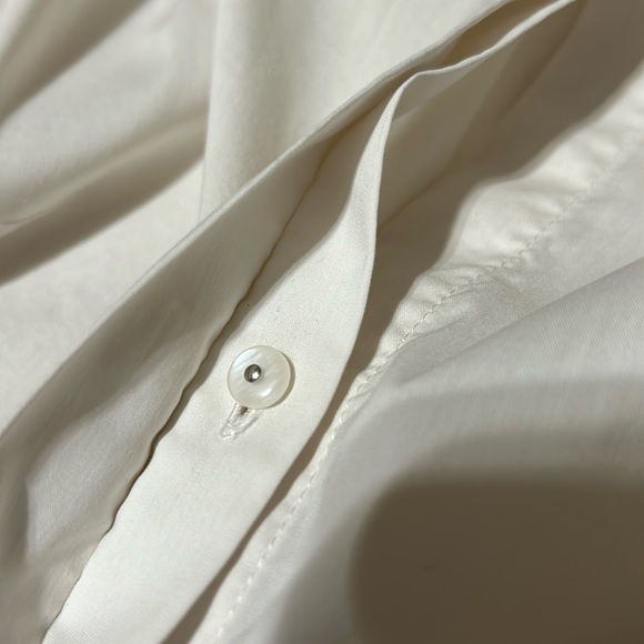 Bcbg MazAxria black and white pleated cuffs long sleeves dress Size 4 - Picture 15 of 17